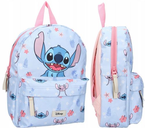  Kindergartenrucksack mit einem Fach, Lilo und Stitch Vadobag, Unisex. Blautöne