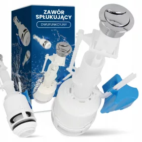  TRCR Toilettenspülknopf, Ablassventil, weiß