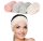  Verstellbares, breites Haarband für die Spa-Dusche, 4er-Set