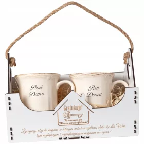    GESCHENK Einweihungsparty, gravierte Tassen, Hausparty, neue Wohnung, Umzug