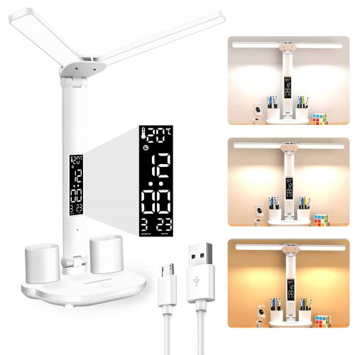  Schreibtischlampe 01 weiß, Leistung bis 8 W