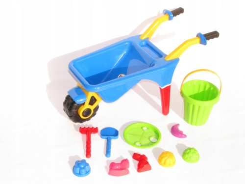 RIESIGE POLNISCHE SCHUBKARRE Schubkarre für Kinder + KOSTENLOSE GESCHENKE + Leszko-Set 0402