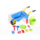 RIESIGE POLNISCHE SCHUBKARRE Schubkarre für Kinder + KOSTENLOSE GESCHENKE + Leszko-Set 0402
