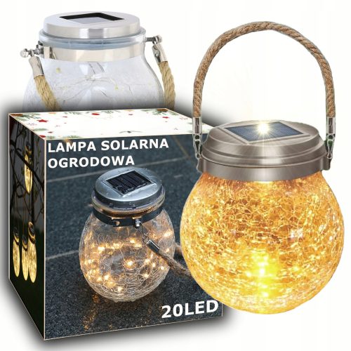  Solar-Pendelleuchte Focla weiß 14,5 cm 1 Stk.