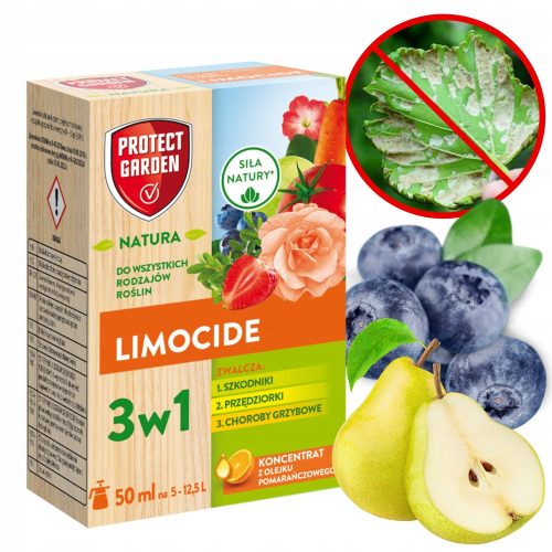 Limocide 3-in-1 Pflanzenschutzmittel mit Orangenöl gegen Schädlinge und Pilzerkrankungen, 50ml
