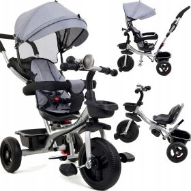  Funfit Kids Twist Dreirad Fahrrad Grau