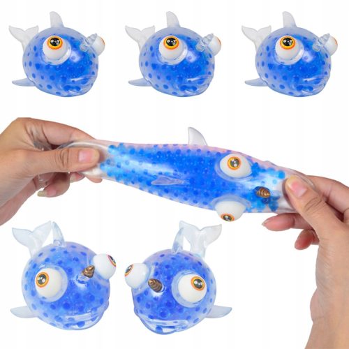  GNIOTEK GEL FISH ANTI-STRESS Dehnbarer, weicher SQUISH-Streich-Witz