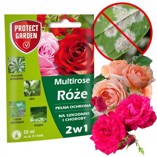  MULTIROSE 2IN1 VOLLSTÄNDIGER SCHUTZ VON ROSEN UND ANDEREN PFLANZEN 50ML PROTECT GARDEN