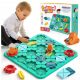  BRETTLOGIKSPIEL LABYRINTH PUZZLE EINE STRASSE BAUEN FÜR GESCHENKBLÖCKE