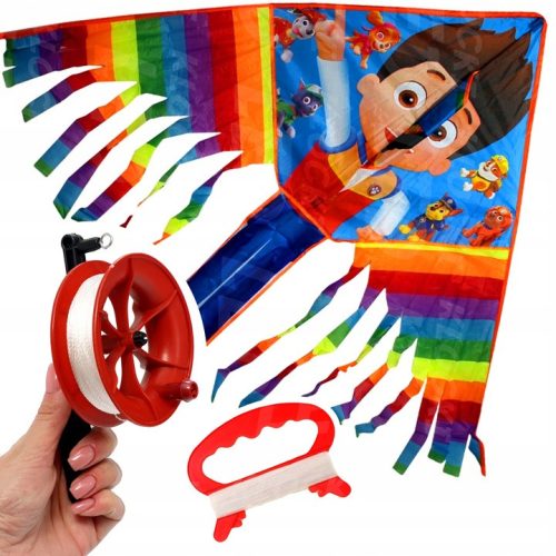 GROSSER PAW Patrol KITE 150 cm + KOSTENLOSE Angelschnur 40 m XXL-Rolle