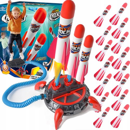  Launcher-Katapult-Schaumraketenpumpe + 18× Foam-Raketenflugzeug für Launcher