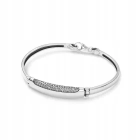  Silberarmband, steif, Zirkone, 925er Silber