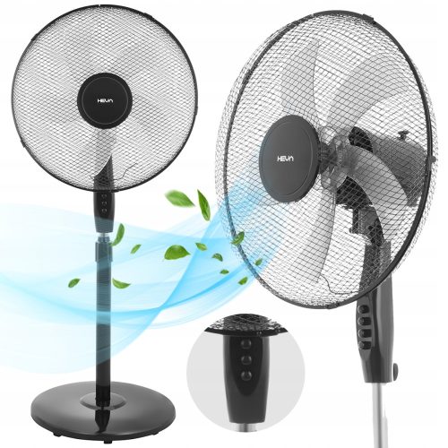  HEVA NOA Standventilator schwarz