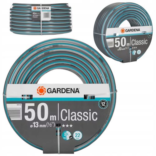  Gardena Classic Gartenschlauch 1/2", 50 m 18010-20