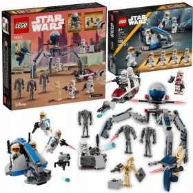    LEGO Star Wars 75372 Clone Trooper und Battle Droid Battle Pack + Lego STAR WARS 75359 Battle Set mit 332