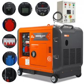 Barracuda 5500 W tragbarer Drehstromgenerator, Diesel