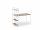  Halmar Narvik rechteckiger Schreibtisch 120 x 64 x 70 cm weiß