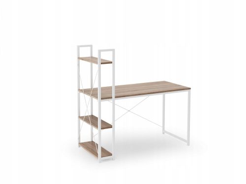  Halmar Narvik rechteckiger Schreibtisch 120 x 64 x 70 cm weiß