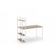  Halmar Narvik rechteckiger Schreibtisch 120 x 64 x 70 cm weiß