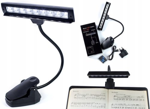  9-LED-DESKTOP-LED-LAMPE + USB-KABEL + NETZTEIL