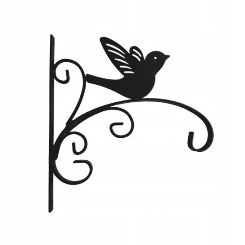  HAKEN-Halter, Blumentopf-Aufhänger aus Metall, VOGEL