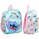  Kindergartenrucksack mit einem Fach, Lilo und Stitch Vadobag, Jungen, Mädchen, Blautöne, Rosatöne, Mehrfarbig