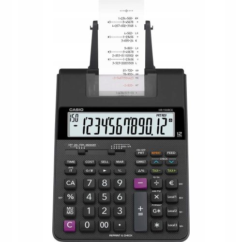 Casio HR-150RCE Taschenrechner mit Drucker
