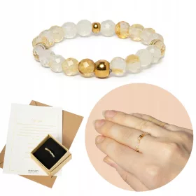 CITRIN-RING - Natursteine - ABUNDANCE - Größe L