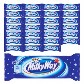   Milky Way Schokoladenriegel 28er Pack - Leckere Vanillefüllung umhüllt von Milchschokolade