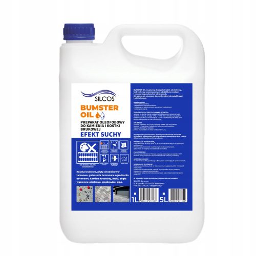 SILCOS BUMSTER OIL 5L OLEOPHOBISCHES ZUBEREITUNG FÜR STEIN UND PFLASTER