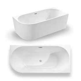 Eckbadewanne aus Acryl Karbin K-JUN10 170 x 80 cm