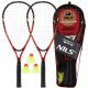  Nils NRS001 Schläger mit Federball-Set
