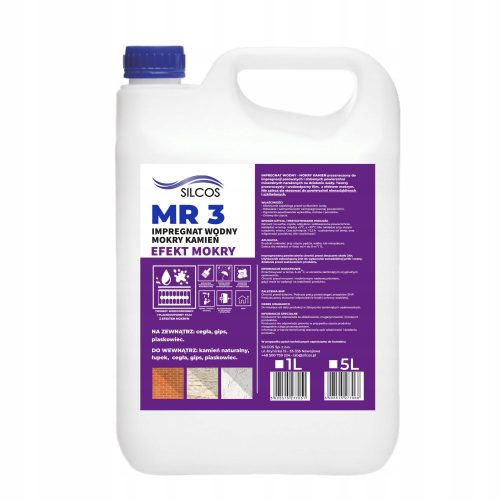 SILCOS MR3 5L WASSERIMPRÄGNIERMITTEL FÜR NATURSTEINZIEGEL NASSSTEIN