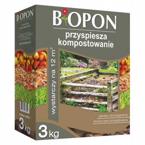  Zutatenreiches Kompostierungsmittel Biopon-Pulver 3 kg 3 l