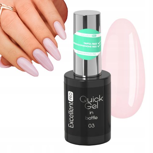  Excellent PRO Quick Gel in der Flasche 11 g 003 MILKY PINK GEL IN DER FLASCHE