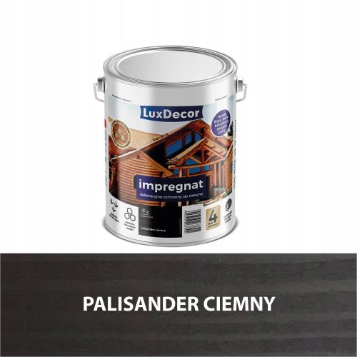 LUXDECOR Holzimprägnierung 9l - dunkles Rosenholz
