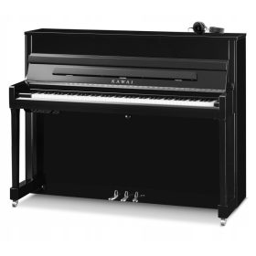    Kawai K 200 Piano, glänzendes Schwarz + Chrom + ATX4-System