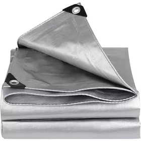   Robuste und dicke Abdeckplane 15x20m, 120g/m², UV-geschützt und wasserdicht