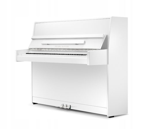  Pearl River Precise 112 EU Klavierweiß glänzend + Chrom