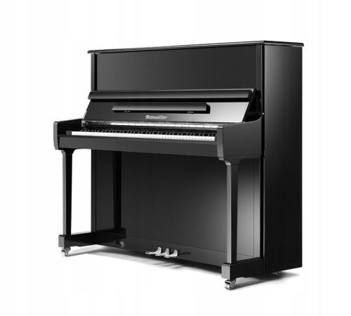  Ritmüller Studio 130 EU Piano, Schwarz Glanz + Chrom