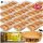 LEKORNA Gehäuseteile für Tartelettes - 12 Packungen à 32 Stück, Salzig, 4,5 KG
