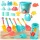 Sandspielzeug für den Strand, Formen, Eimer, Schaufel, Gießkanne, XXL-Set
