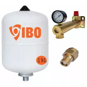  19L AUSDEHNUNGSGEFÄSS-SET, DHW-GRUPPE 6bar, MESSING