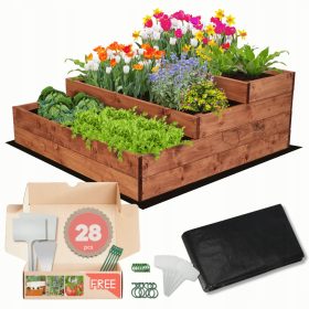  Mini-Gewächshaus 93 cm x 90 cm aus Holz