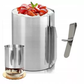   Verstellbare Form, Tortenrand - rund, 20 cm + Clip für verstellbare Randformen