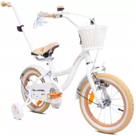  Sun Baby Flower Fahrrad 14" Beige, Weiß