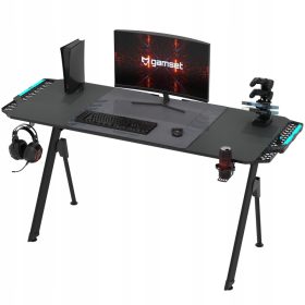  Gamset Gaming-Schreibtisch 156 x 75 x 60 cm
