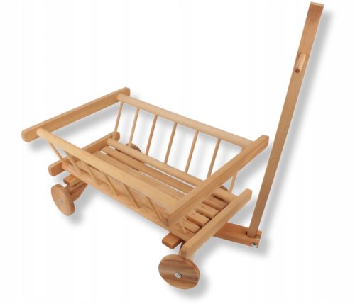 HÖLZERNER SPIELZEUGTRANSPORT, GARTEN, LEITER + HÖLZERNER SPIELZEUGTRANSPORT LEITER + SCHIEBER