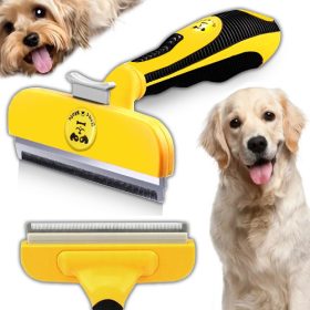    Der Bürstenkamm-Furminator-Hundeschneider entfernt abgestorbene Haare