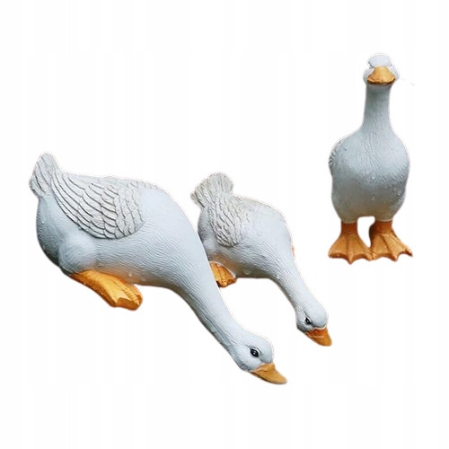  Gartenfigur Deko-Garten-Deko-Enten-Set